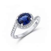 Anello Gaurosa Donna in Oro Zaffiro 1.58 Ct 10461785 - 10461785